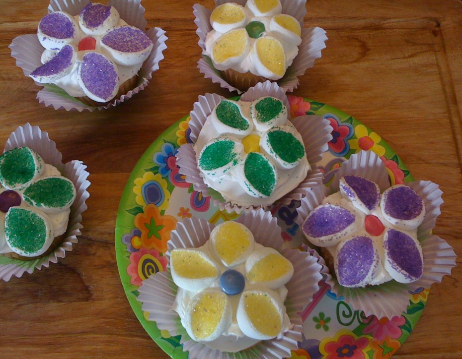 Marshallow cupcakes